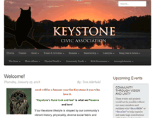 Tablet Screenshot of keystonecivic.org
